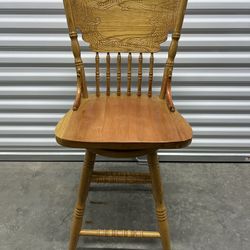 Vintage Swivel Bar Height Stool/chair