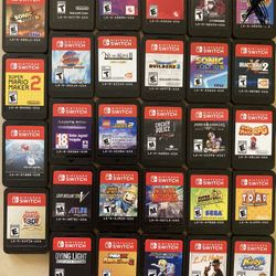Nintendo switch games please read description