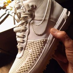 Nike Duck Boot Lunar Force 1 Triple White 