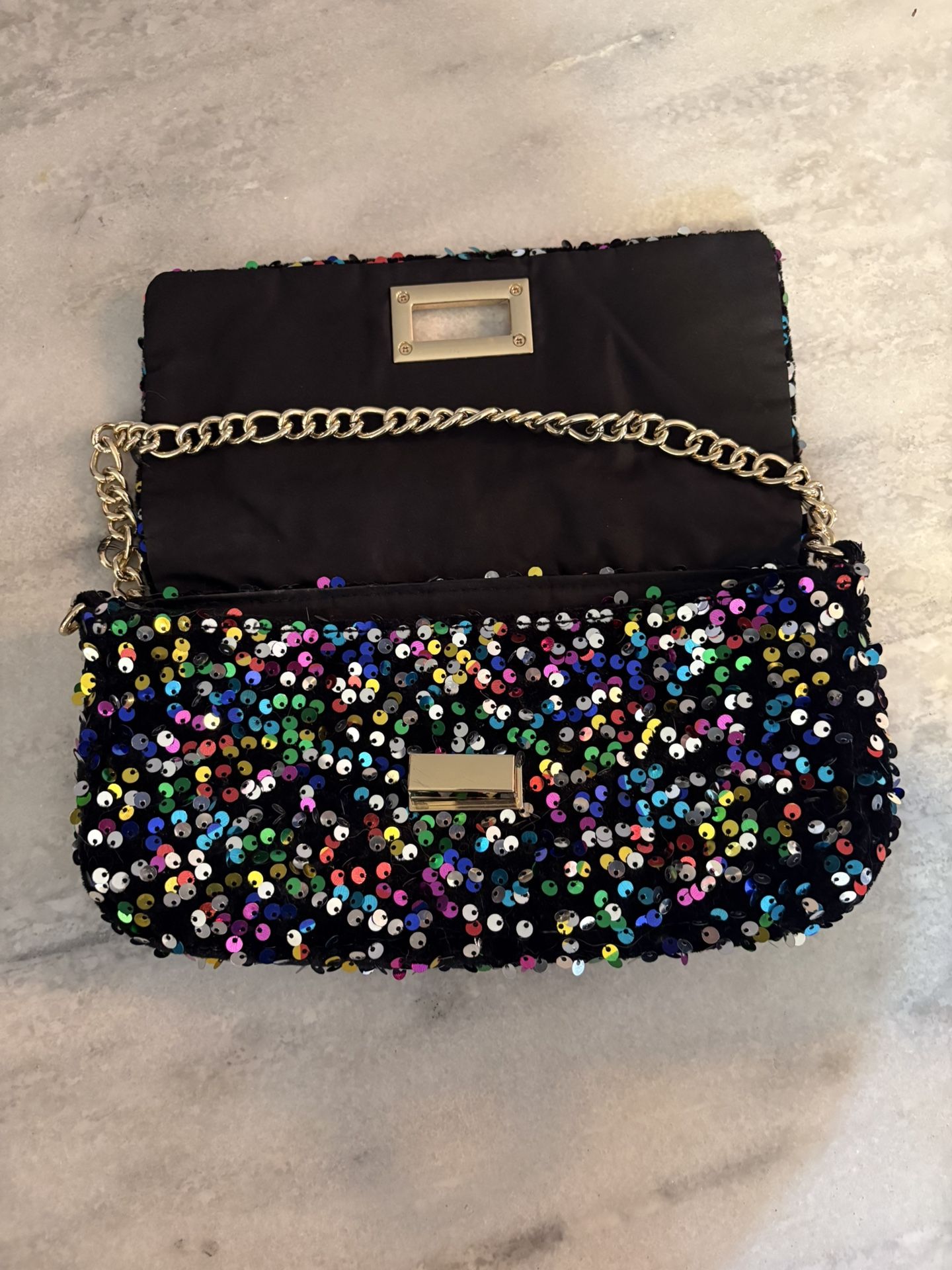 H&M Sequin Clutch Bag