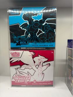 Black Bolt & White Flare Elite Trainer Box ETB Pokemon Center Edition