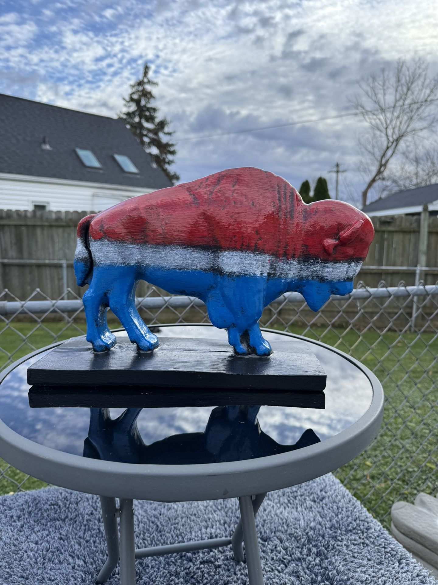 The Red White And Blue Buffalo