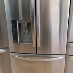 REFRIGERATOR LG 3 DOORS 🆓️Free Delivery 🆓️ STAINLESS STEEL 