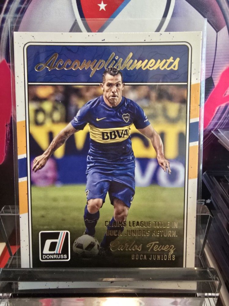 Carlos Tevez Card Boca Juniors Argentina