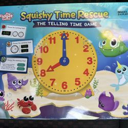 The Fidget Game Squishy Time Rescue - Telling Time Game for Kids Ages 6-11 | Mul