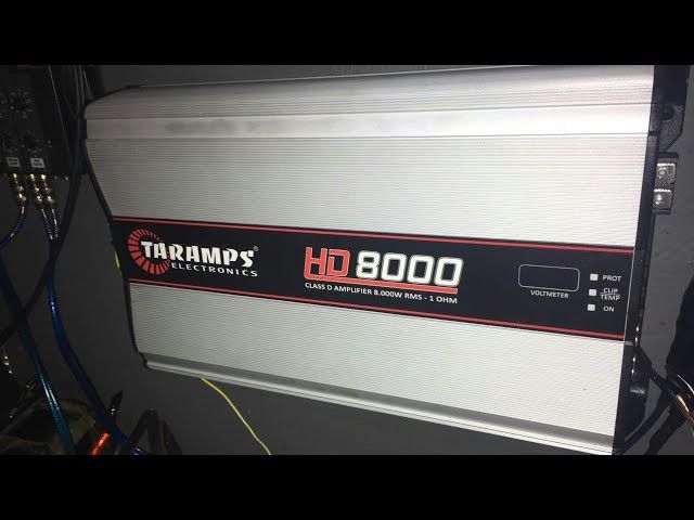 Taramp Hd 8000 1ohm ⚡⚡⚡
