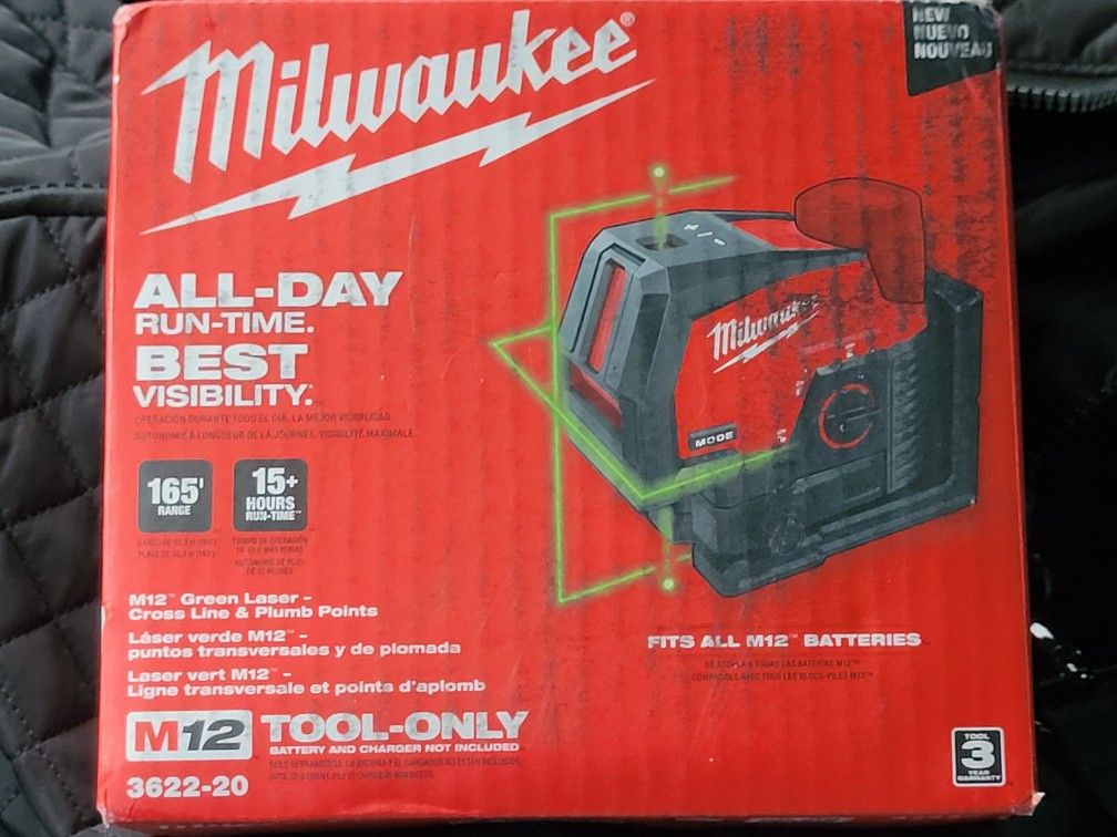 Milwaukee M12 Green Laser