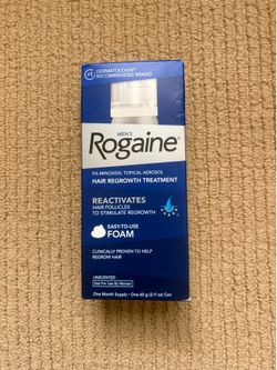 Rogaine hair regrowth treatment