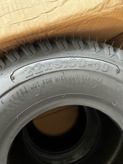 Tires for riding lawnmower
