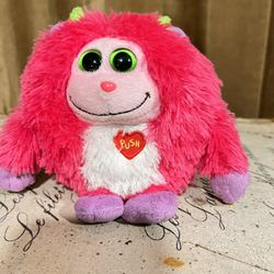 TY Trixie Monstaz Soft Plush Stuffed Animal 6" Pink 