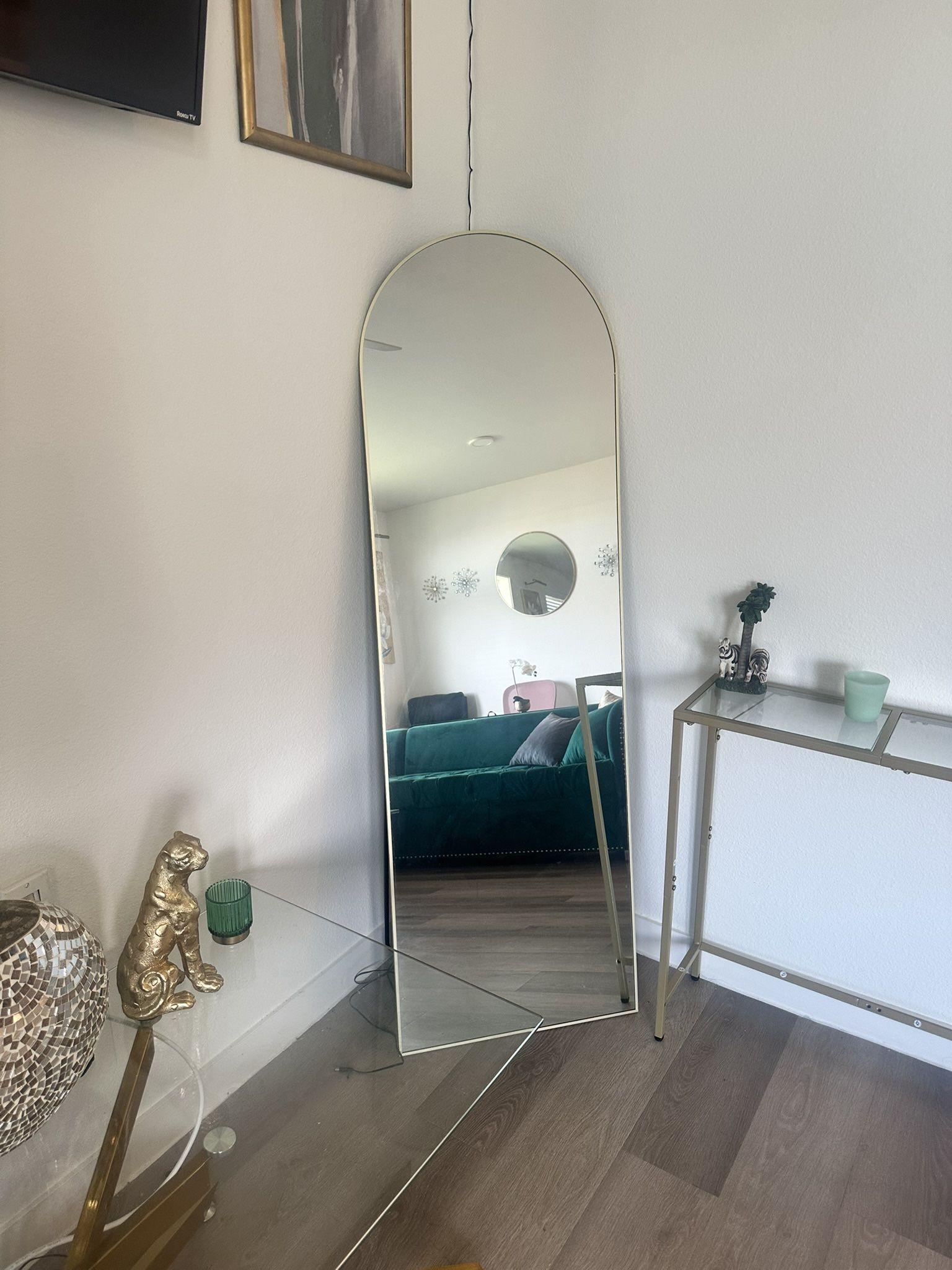 Gold Full Body Mirror 16x59
