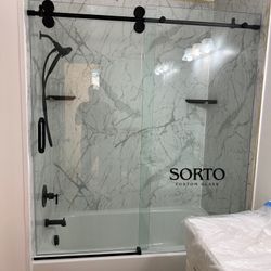 3/8 Tempered Glass Door 