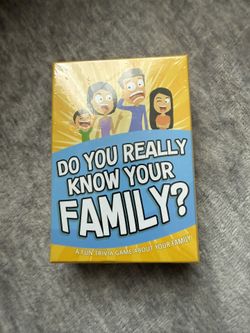 Do You Really Know Your Family Game