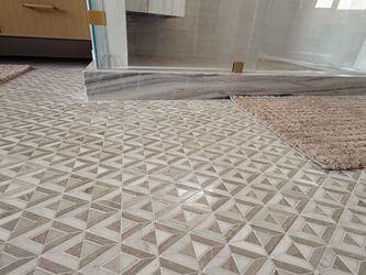 1.8 sqft AvantGard Asian Statuary and Wooden Tile