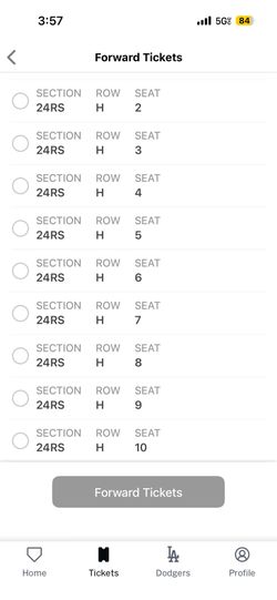 Dodgers tickets
