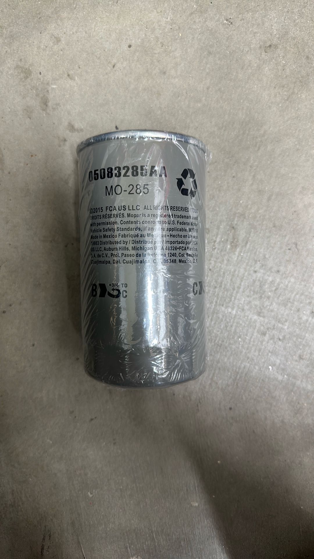 Mopar Oil Filter