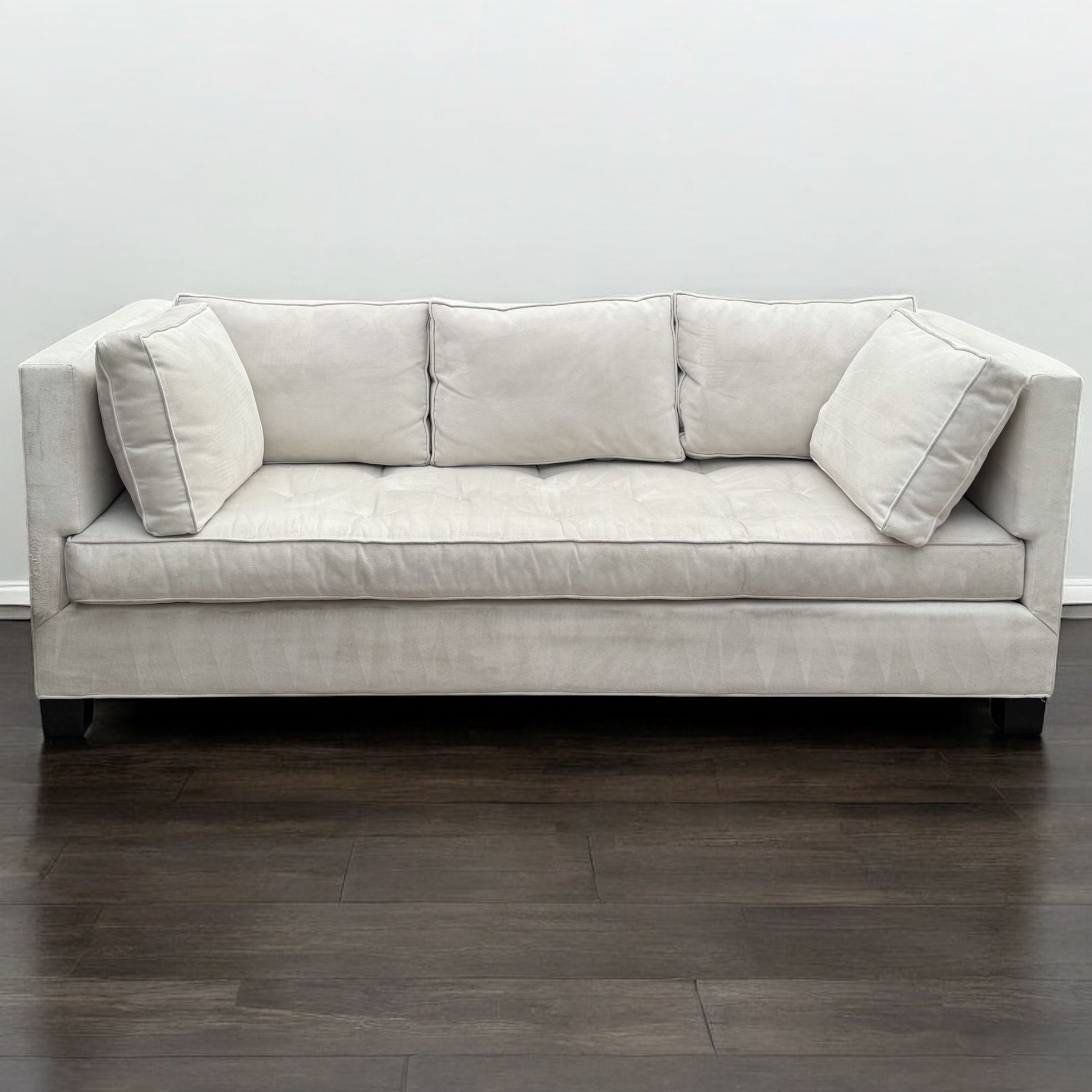 Williams-Sonoma Wilshire Suede Sofa: Luxurious Comfort & Modern Style
