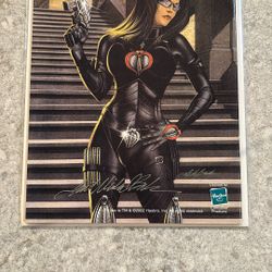 GI Joe COBRA BARONESS lithograph print signed David Michael Beck Image Comics #8