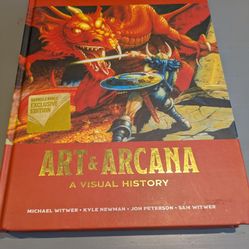 Art and Arcana Book For Dungeons and Dragons