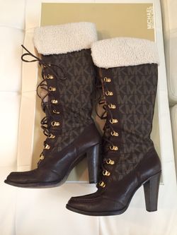 Michael Kors Warrior Logo Boots