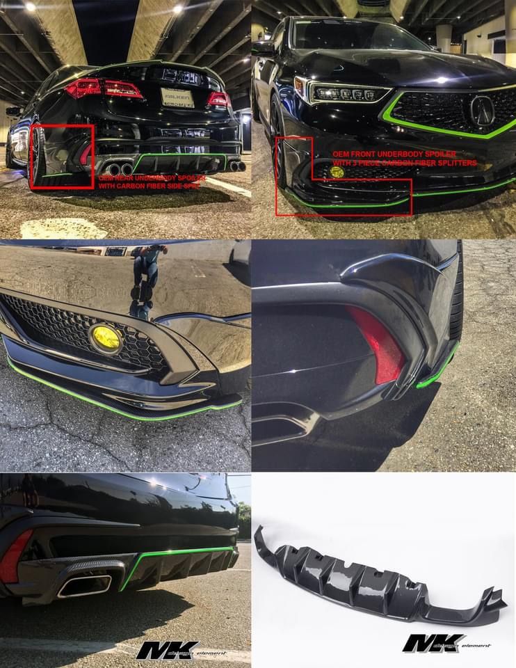 2015 - 2020 Acura TLX V6 Part Out Carbon Fiber, Wheels, Intake