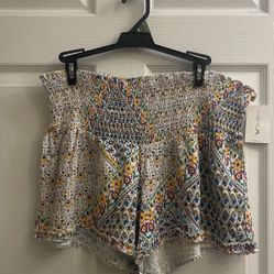 Brand New Jessica Simpson Multicolor Shorts Size XL