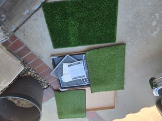 Dog Cat fake grass Potty Pad 30"x20" Brand New w/ new extra grass pad