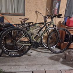 ​🚴 Giant ATX 29er Hardtail Mountain Bike - Olive Green - Ready for Trails/Commute