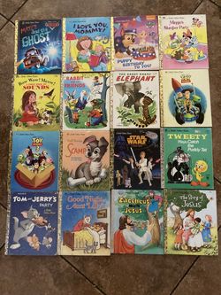 Children Golden Books Variety LOT of 16