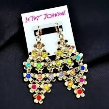 Betsy Johnson Chandelier Earrings