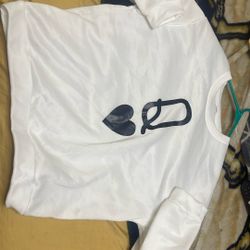 White Q Heart Top 
