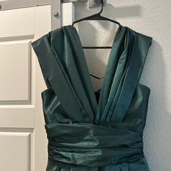 Lovely Green Mid Length Dress - Like New