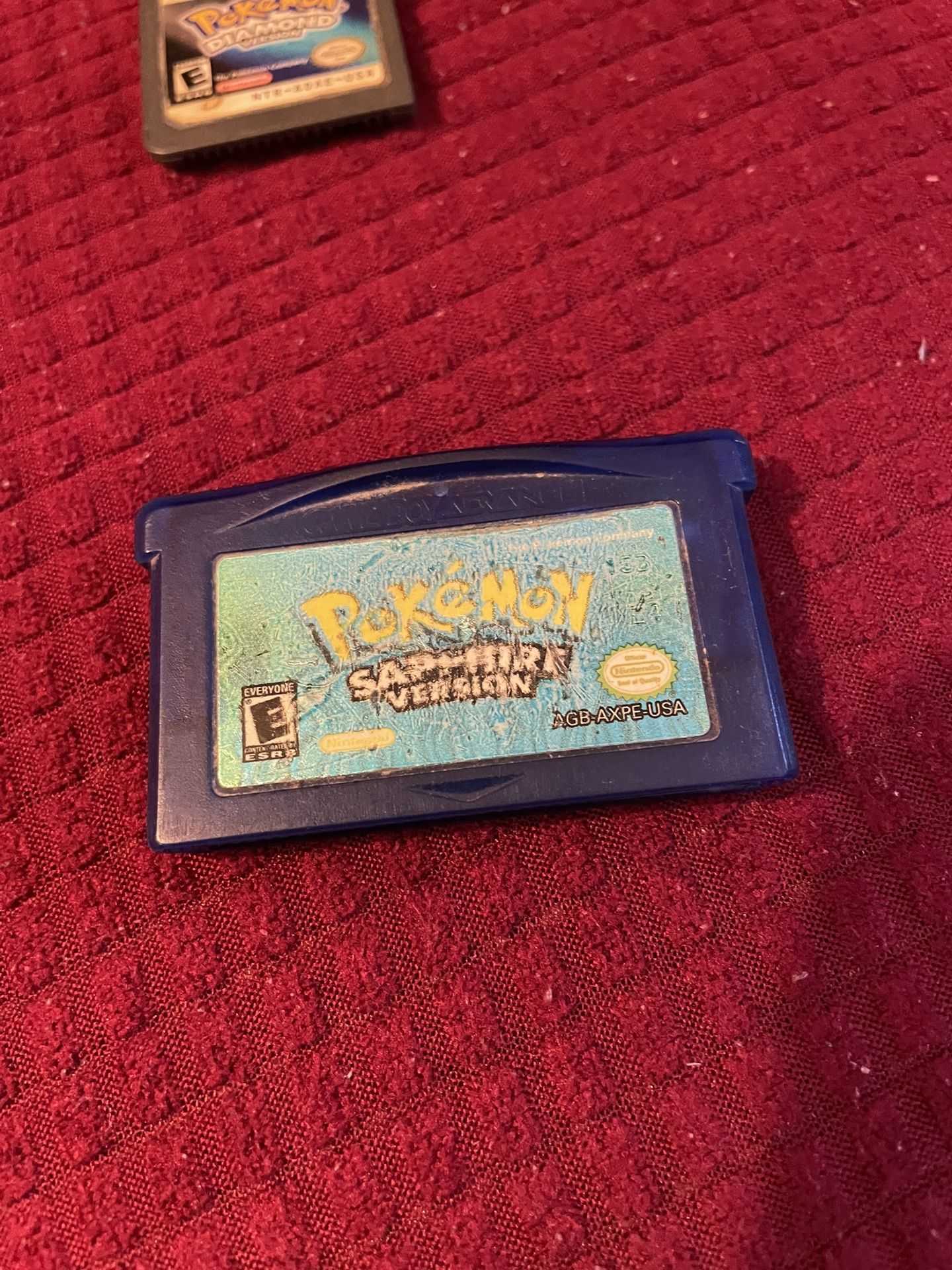 Pokemon Saphire Version Authentic Saves Tested Working