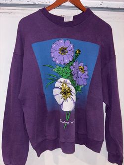 Vintage flower sweater
