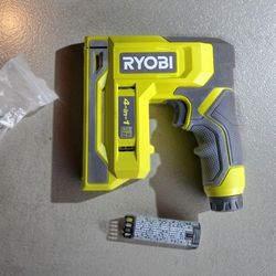 Ryobi 4-in-1 Stapler/Nailer Kit + 3Ah Battery 