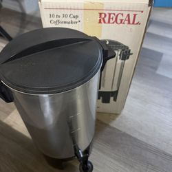 Regal Electric  10 To 30 Cup Coffee Maker 