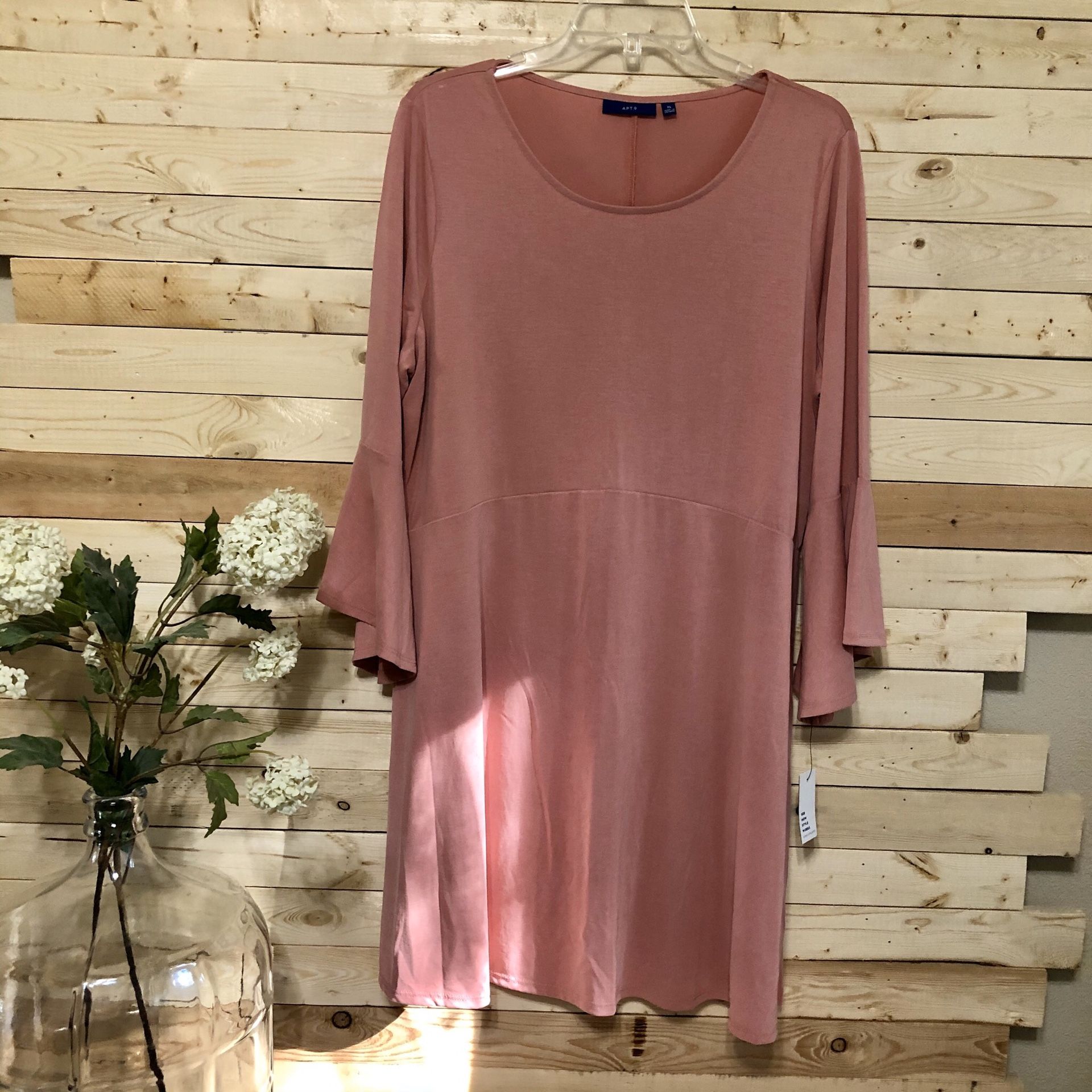 NWT Apt.9 Blush dress size XL