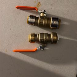 shark Bite ball valve 3/4 2 available