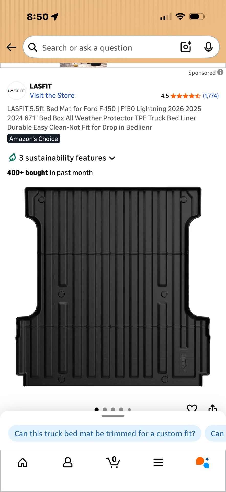 2024 2025 F-150 Truck Bed Liner Bedliner Like New