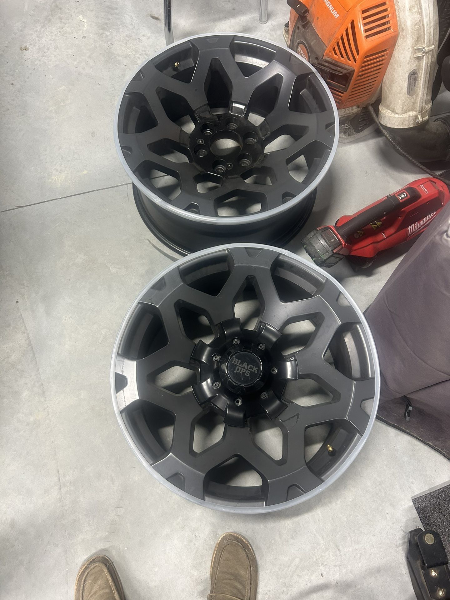 2 22 Inch Black Ops Rims 