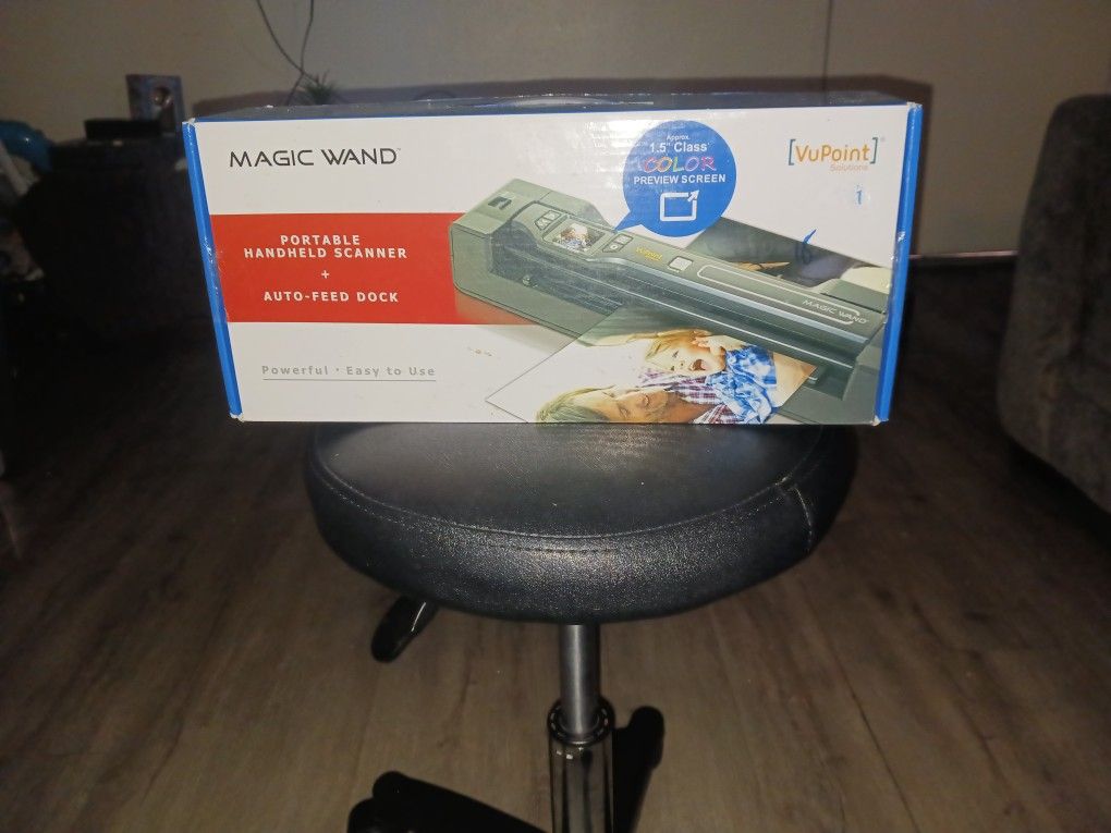 MAGIC WAND PORTABLE PC SCANNER & HAND HELD SCANNER / PRINTER