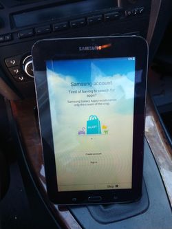 Samsung tablet$60 firm
