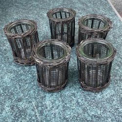 5 Candle Holders 