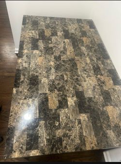 Marble Style Dining Set
