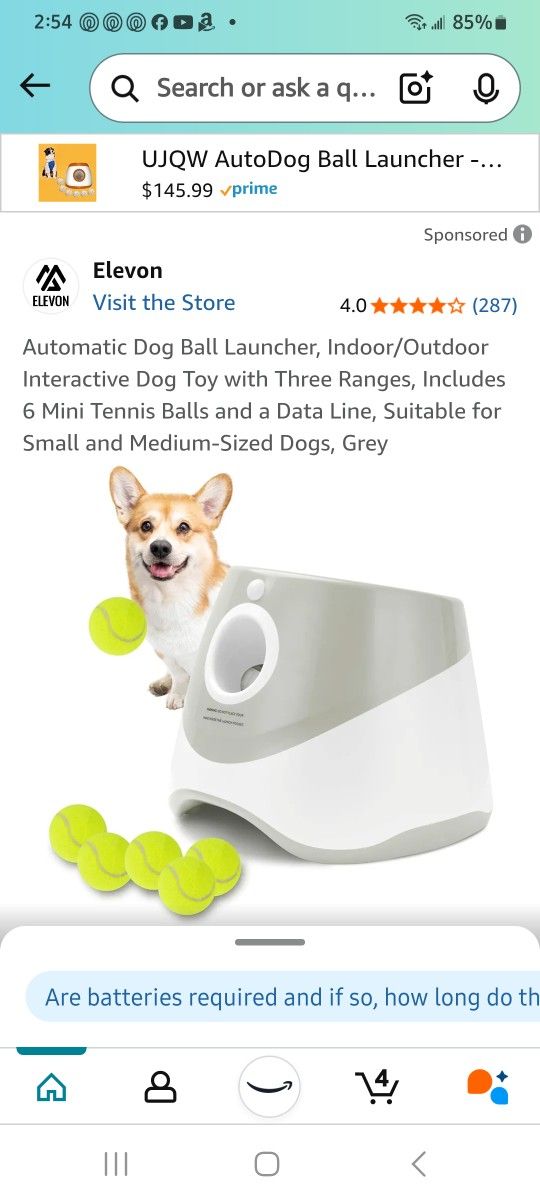 Auto Ball Launcher For Dogs