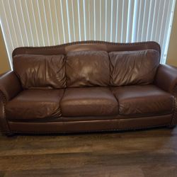 Leather sofa
