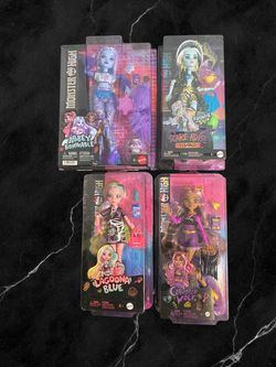 Monster High Doll Bundle Set of 4