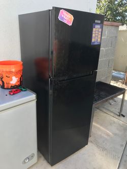 Black Top-Freezer Refrigerator
