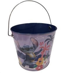 Disney Lilo & Stitch 2025 AMC Movie Popcorn Tin Pail Hawaii Hibiscus Ukulele