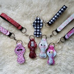 Style # 5 Chapstick Holder Keychain/Lanyard w/Chapstick